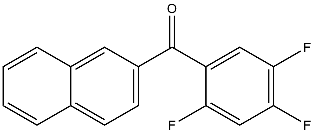 2-Naphthalenyl(2,4,5-trifluorophenyl)methanone 结构式