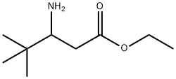 3-氨基-4,4-二甲基戊酸乙酯 结构式