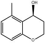 2H-1-Benzopyran-4-ol, 3,4-dihydro-5-methyl-, (4S)- 结构式