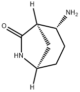 (1R,2R,5R)-2-amino-6-azabicyclo[3.2.1]octan-7-one 结构式
