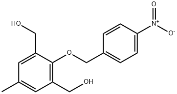 1,3-Benzenedimethanol, 5-methyl-2-[(4-nitrophenyl)methoxy]- 结构式