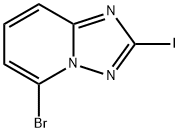 5-溴-2-碘-[1,2,4]三唑并[1,5-A]吡啶 结构式