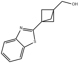 (3-(Benzo[d]thiazol-2-yl)bicyclo[1.1.1]pentan-1-yl)methanol 结构式