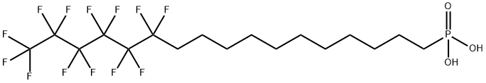 (12,12,13,13,14,14,15,15,16,16,17,17,17-Tridecafluoroheptadec-1-yl)phosphonic acid 结构式