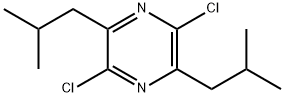 Pyrazine, 2,5-dichloro-3,6-bis(2-methylpropyl)- 结构式