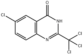 6-Chloro-2-(trichloromethyl)quinazolin-4(1H)-one 结构式