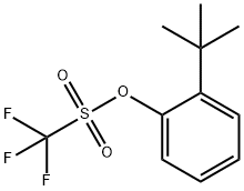 2-(叔丁基)苯基三氟甲磺酸酯 结构式