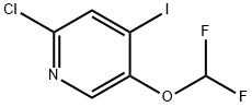 2-氯-5-(二氟甲氧基)-4-碘吡啶 结构式