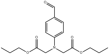 N-(4-甲酰基苯基)-N-(2-氧代-2-丙氧基乙基)丙酯 结构式