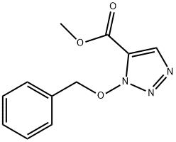 3-苄氧基-3H-[1,2,3]三唑-4-羧酸甲酯 结构式