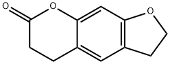 7H-Furo[3,2-g][1]benzopyran-7-one, 2,3,5,6-tetrahydro- 结构式