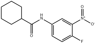 4'-Fluoro-3'-nitrocyclohexanecarboxanilide 结构式