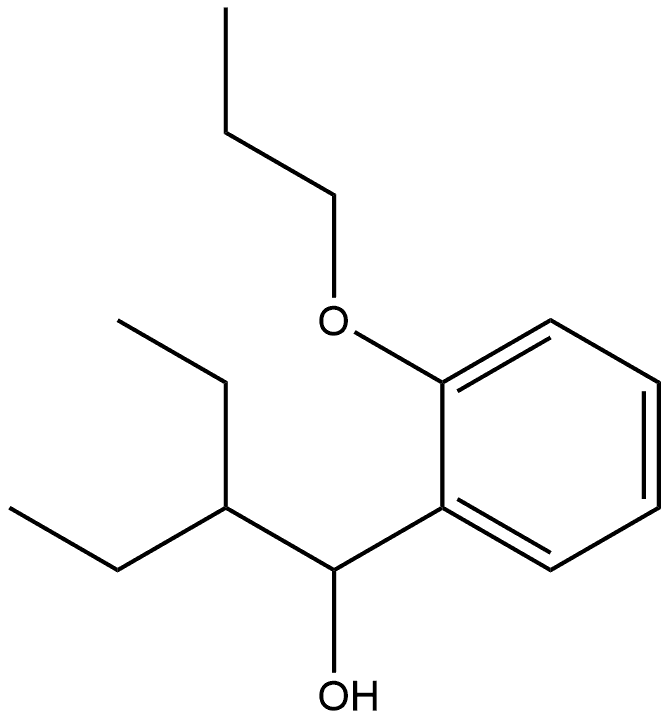 α-(1-Ethylpropyl)-2-propoxybenzenemethanol 结构式