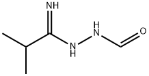 Propanimidic acid, 2-methyl-, 2-formylhydrazide 结构式