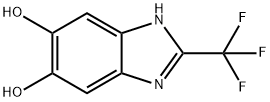 2-(三氟甲基)苯并咪唑-5,6-二醇 结构式