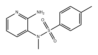 Benzenesulfonamide, N-(2-amino-3-pyridinyl)-N,4-dimethyl- 结构式