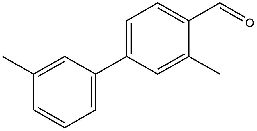 3,3'-Dimethyl[1,1'-biphenyl]-4-carboxaldehyde 结构式