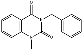 3-Benzyl-1-methylquinazoline-2,4(1H,3H)-dione 结构式