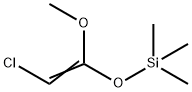 Silane, [(2-chloro-1-methoxyethenyl)oxy]trimethyl- 结构式