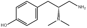(R)-4-(3-amino-2-(dimethylamino)propyl)phenol 结构式