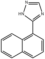 3-(Naphthalen-1-yl)-1H-1,2,4-triazole 结构式