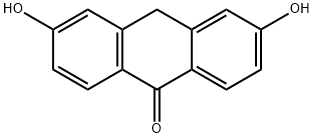 3,6-DIHYDROXYANTHRACEN-9(10H)-ONE 结构式