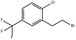 2-(2-溴乙基)-1-氯-4-(三氟甲基)苯 结构式