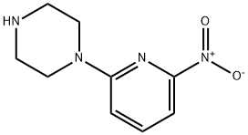 1-(6-硝基吡啶-2-基)哌嗪 结构式