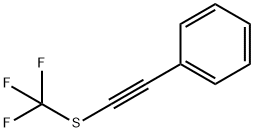 Benzene, [2-[(trifluoromethyl)thio]ethynyl]- 结构式