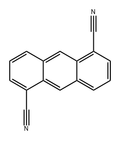 ANTHRACENE-1,5-DICARBONITRILE 结构式