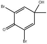 2,5-Cyclohexadien-1-one, 2,6-dibromo-4-hydroxy-4-methyl- 结构式