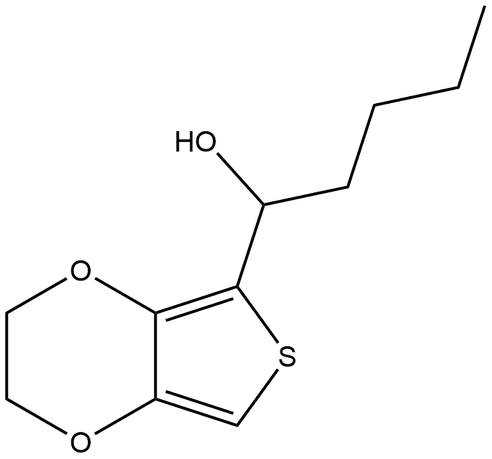 α-Butyl-2,3-dihydrothieno[3,4-b]-1,4-dioxin-5-methanol 结构式