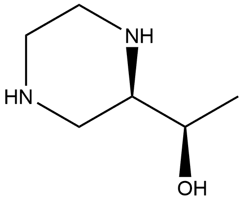 2-Piperazinemethanol, α-methyl-, (αR,2R)-rel- 结构式