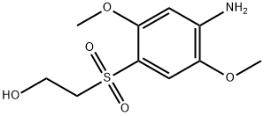 2-(4-Amino-2,5-dimethoxyphenylsulfonyl)ethanol 结构式