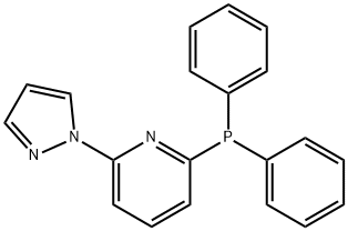 2-(二苯基膦基)-6-(1H-吡唑-1-基)吡啶 结构式