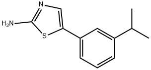 5-(3-Isopropylphenyl)thiazol-2-amine 结构式