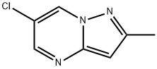 6-chloro-2-methylpyrazolo[1,5-a]pyrimidine 结构式