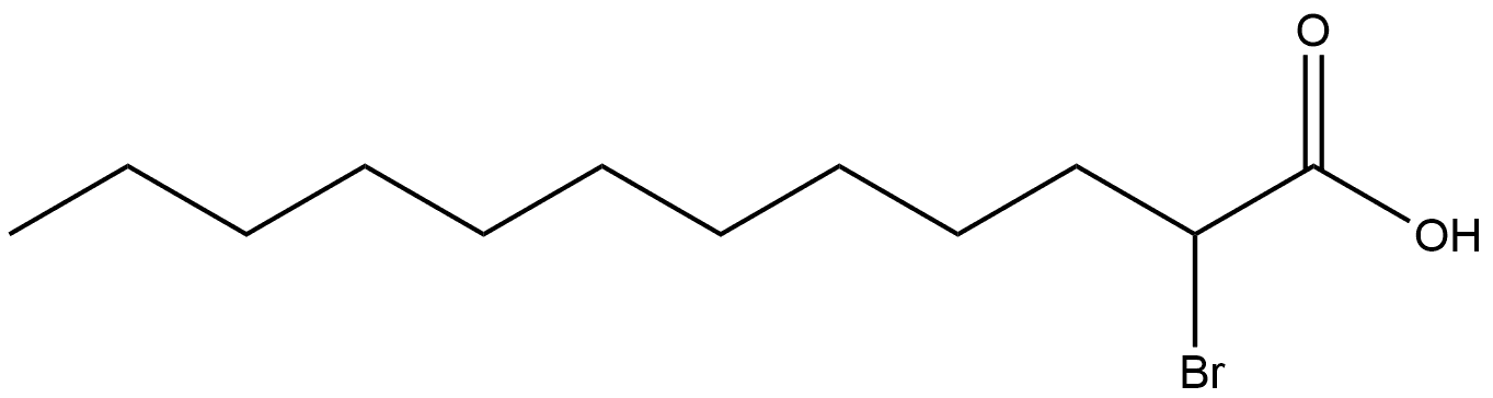 Dodecanoic acid, 2-bromo-, (+)- 结构式