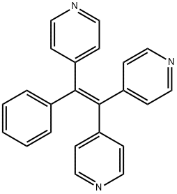 4,4-苯乙烯-1,1,2-三吡啶 结构式