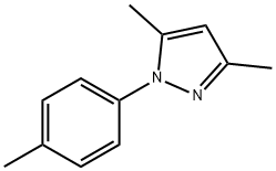 1H-Pyrazole, 3,5-dimethyl-1-(4-methylphenyl)- 结构式