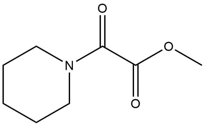 1-Piperidineacetic acid, α-oxo-, methyl ester 结构式