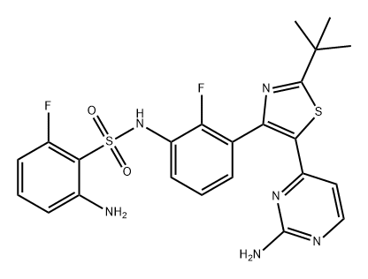达拉非尼杂质2 结构式