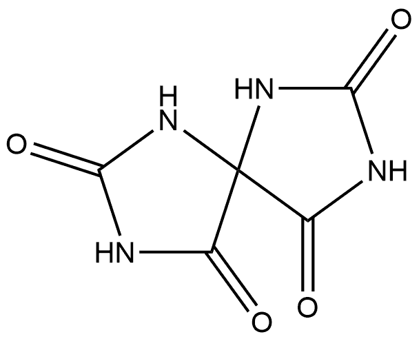 1,3,6,8-Tetraazaspiro[4.4]nonane-2,4,7,9-tetrone, (-)- 结构式