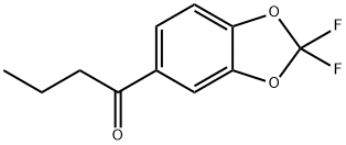 1-?Butanone, 1-?(2,?2-?difluoro-?1,?3-?benzodioxol-?5-?yl)?- 结构式