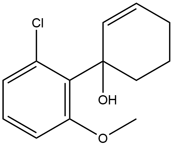 1-(2-Chloro-6-methoxyphenyl)-2-cyclohexen-1-ol 结构式