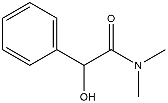 Benzeneacetamide, α-hydroxy-N,N-dimethyl- 结构式