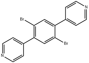 Pyridine, 4,4'-(2,5-dibromo-1,4-phenylene)bis- 结构式