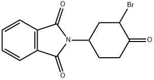 1H-Isoindole-1,3(2H)-dione, 2-(3-bromo-4-oxocyclohexyl)- 结构式