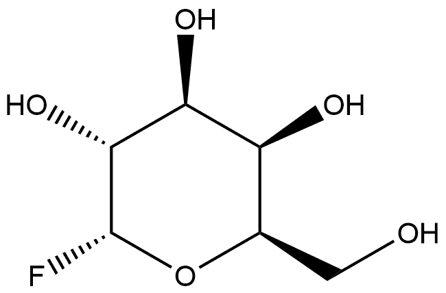 α-D-Galactopyranosyl fluoride 结构式