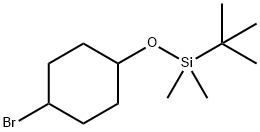 Cyclohexane, 1-bromo-4-[[(1,1-dimethylethyl)dimethylsilyl]oxy]- 结构式